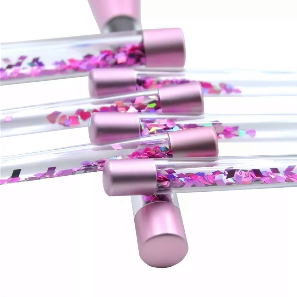 7 Piece Crystal Makeup Brush Kit - Picture 8 of 10